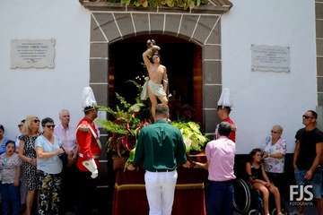 Telde, en la procesión capitalina de San Lorenzo
(Foto Francisco Javier Santana)